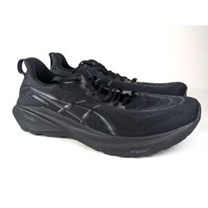 ASICS GT 2000 13 Triple Black Running Shoes Sneakers Mens Size 12.5 Wide